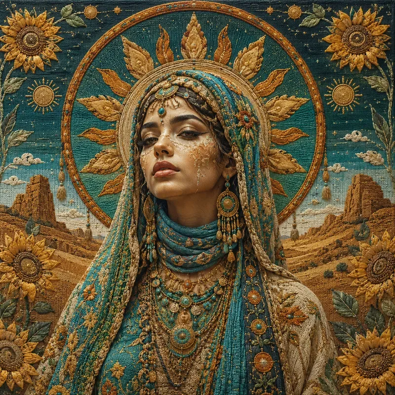Embroidered Fantasy Muses