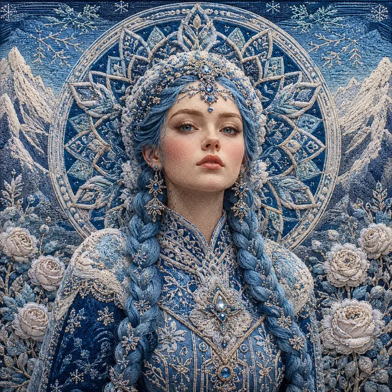 Embroidered Fantasy Muses