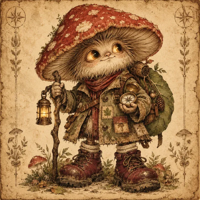 Whimsical Vintage Steampunk Characters