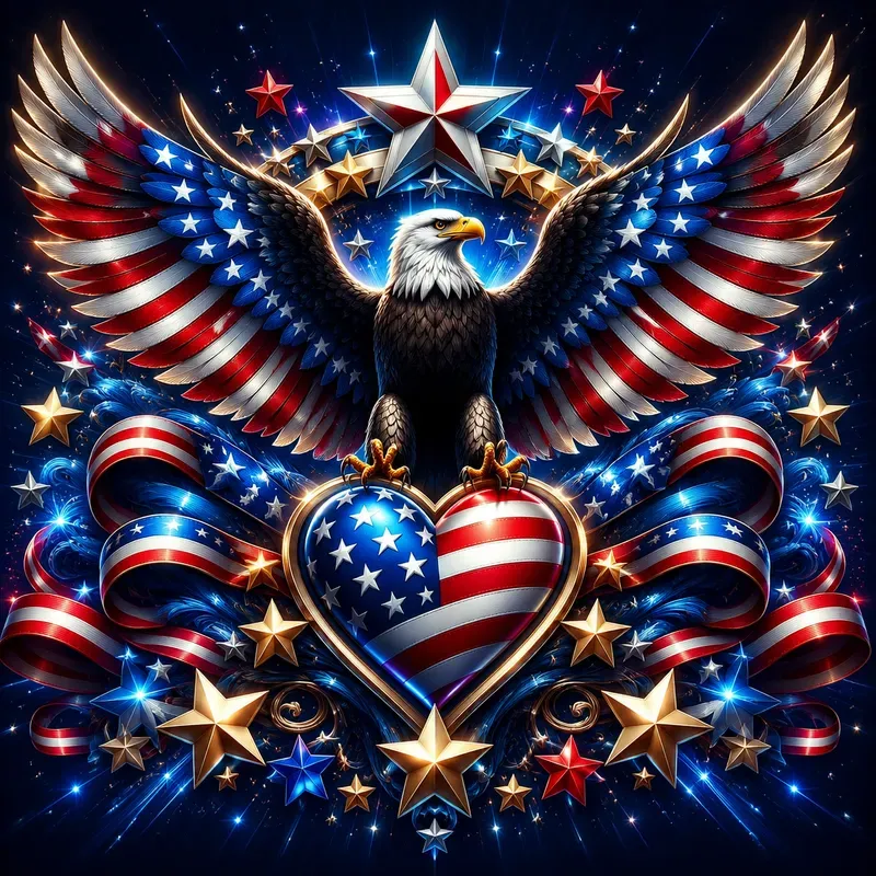 American Spirit Emblem Art