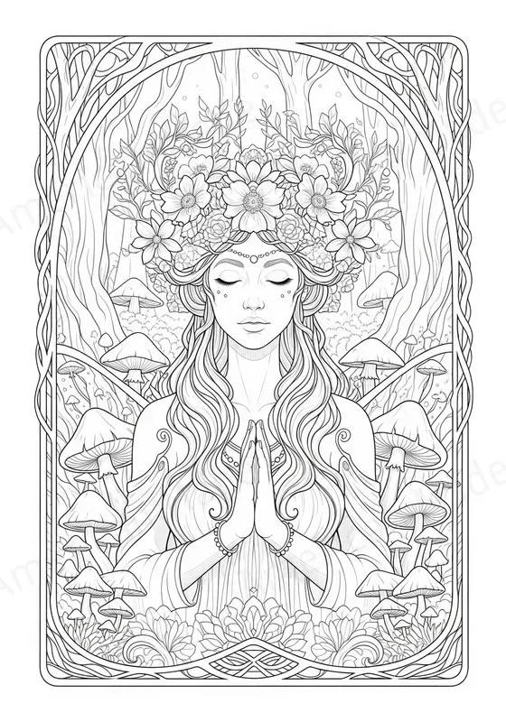 Intricate Line Art Coloring Pages