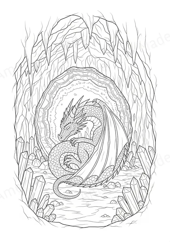 Intricate Line Art Coloring Pages