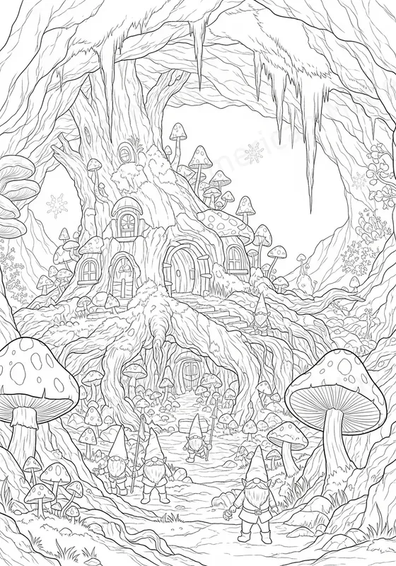 Intricate Line Art Coloring Pages