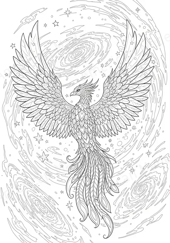 Intricate Line Art Coloring Pages