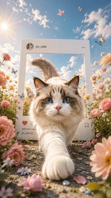 3D Popout Pet Instagram Posters