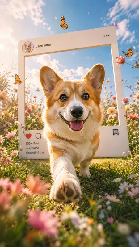 3D Popout Pet Instagram Posters