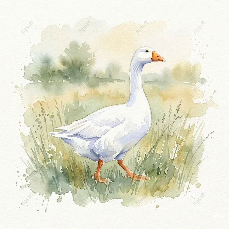 Rustic Morning Watercolor Animals