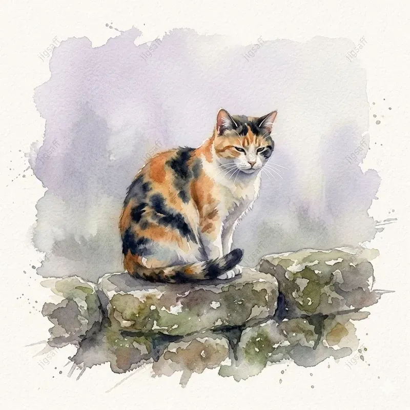 Rustic Morning Watercolor Animals