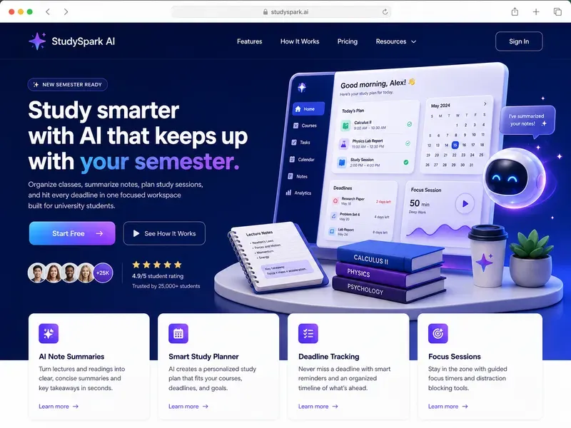 3D Website Landing Page Generator