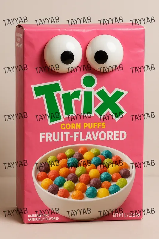 Staring Eyes Cereal Box Designs