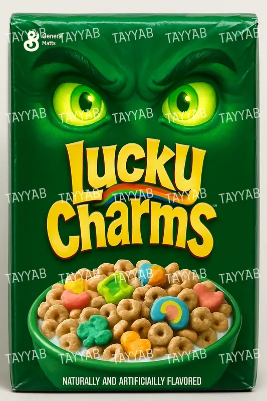 Staring Eyes Cereal Box Designs