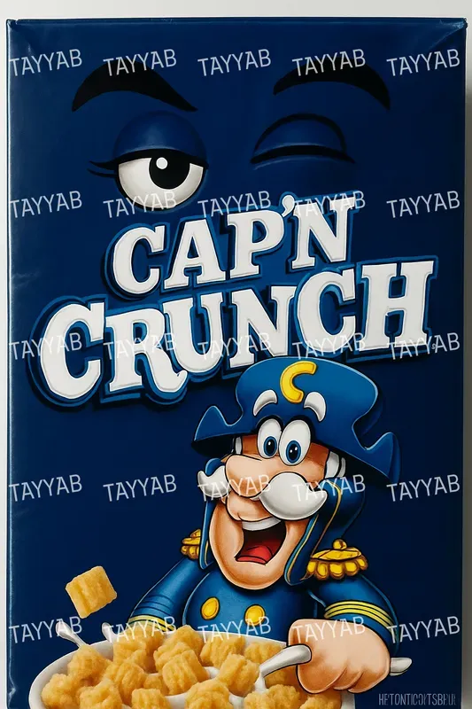 Staring Eyes Cereal Box Designs