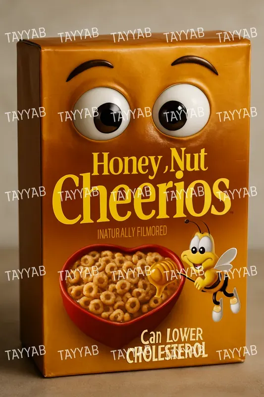Staring Eyes Cereal Box Designs