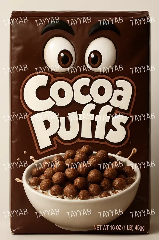 Staring Eyes Cereal Box Designs