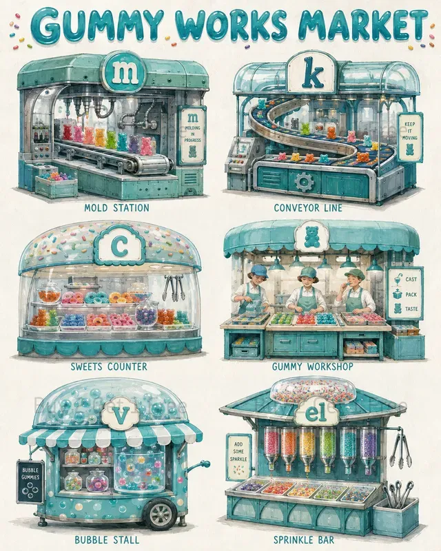 Western Micro Shop Collection Cliparts