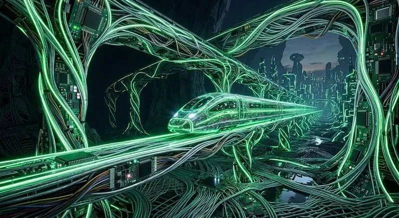 Cybercity Glowing 8K Fiber Optic Metros