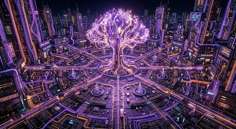 Cybercity Glowing 8K Fiber Optic Metros