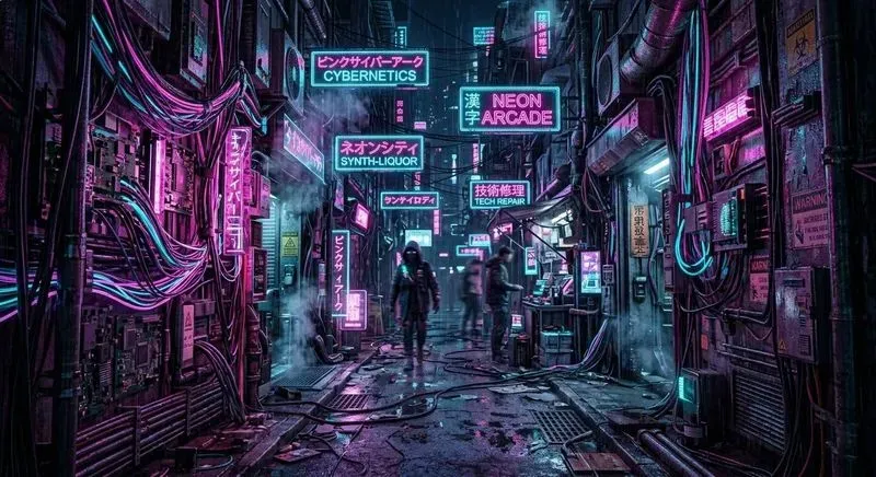 Cybercity Glowing 8K Fiber Optic Metros