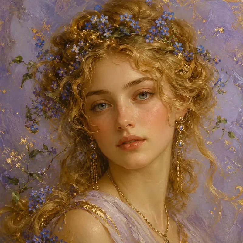 Blooming Hair Portraits