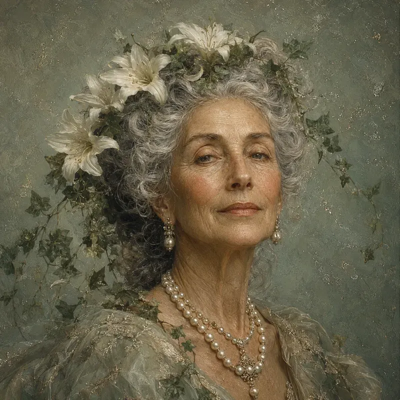 Blooming Hair Portraits