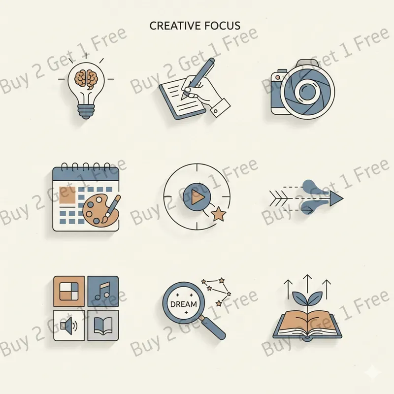 Minimal Planner Icon Clipart