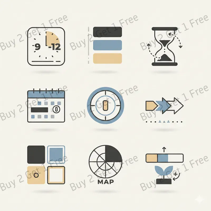 Minimal Planner Icon Clipart