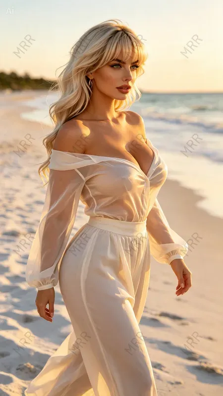 Golden Hour Sheer Fashion Girls