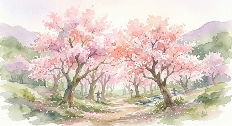 Aesthetic Watercolor Landscapes