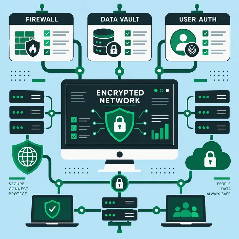 Professional B2b Cybersecurity Art