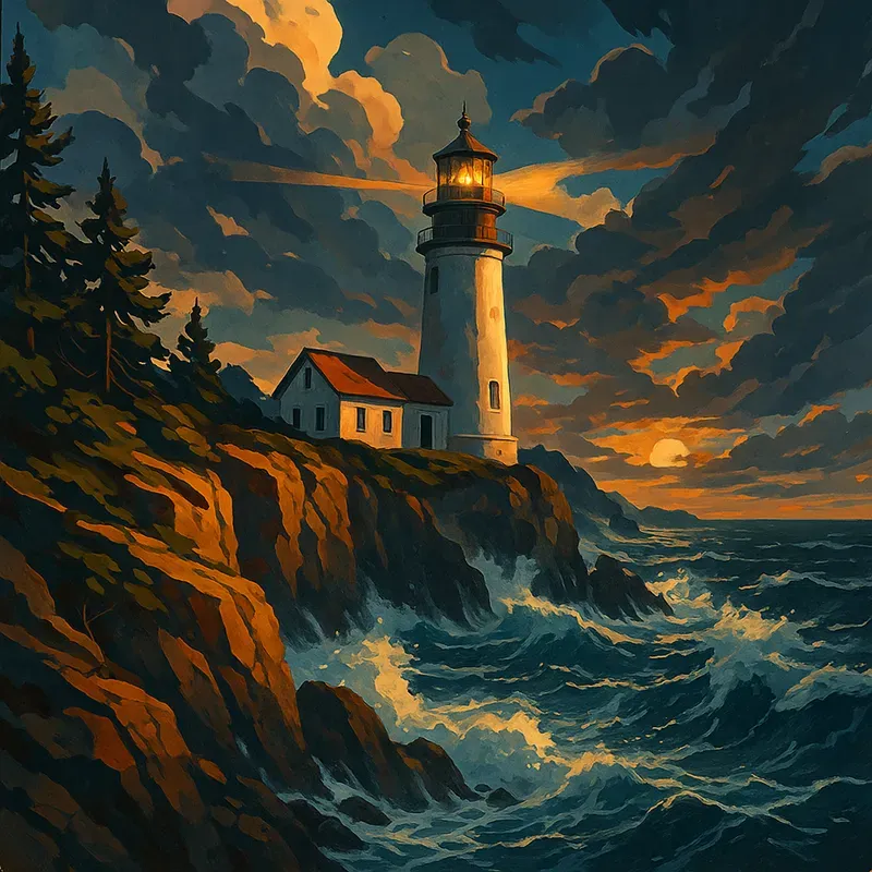 Cinematic Scenery Digital Art