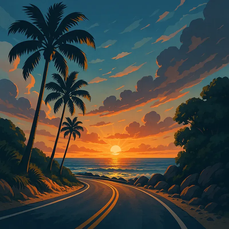 Cinematic Scenery Digital Art