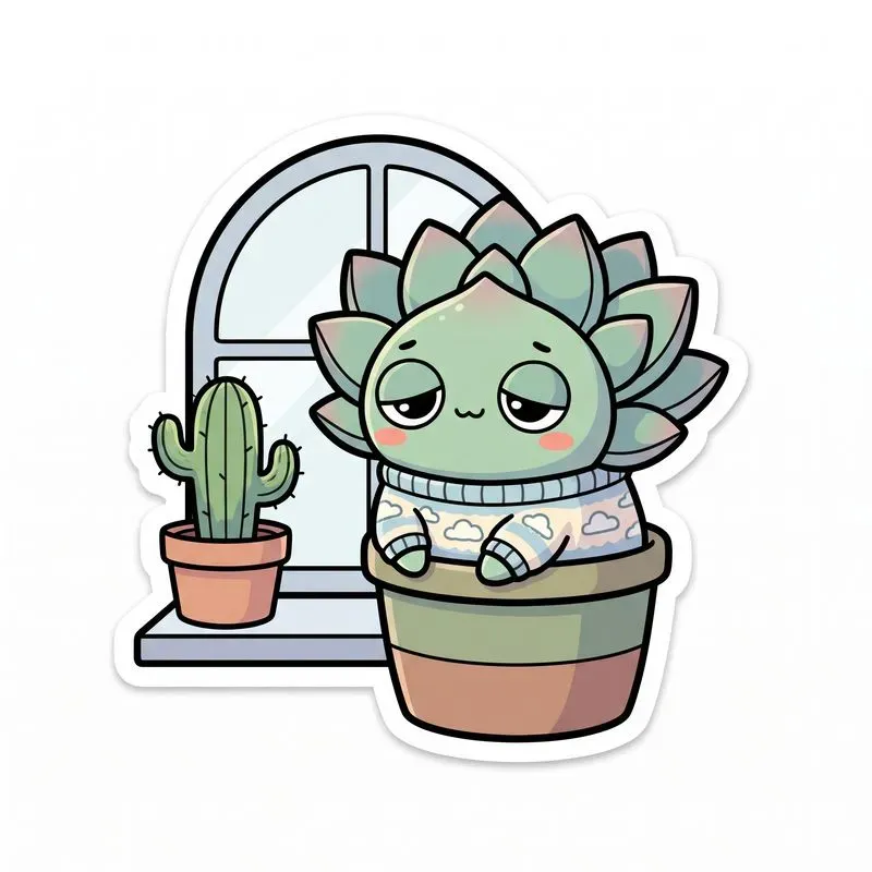 Cozy Plant Parent Sticker Packs