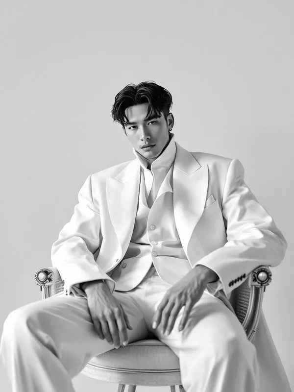 Monochromatic Fashion Model Photos