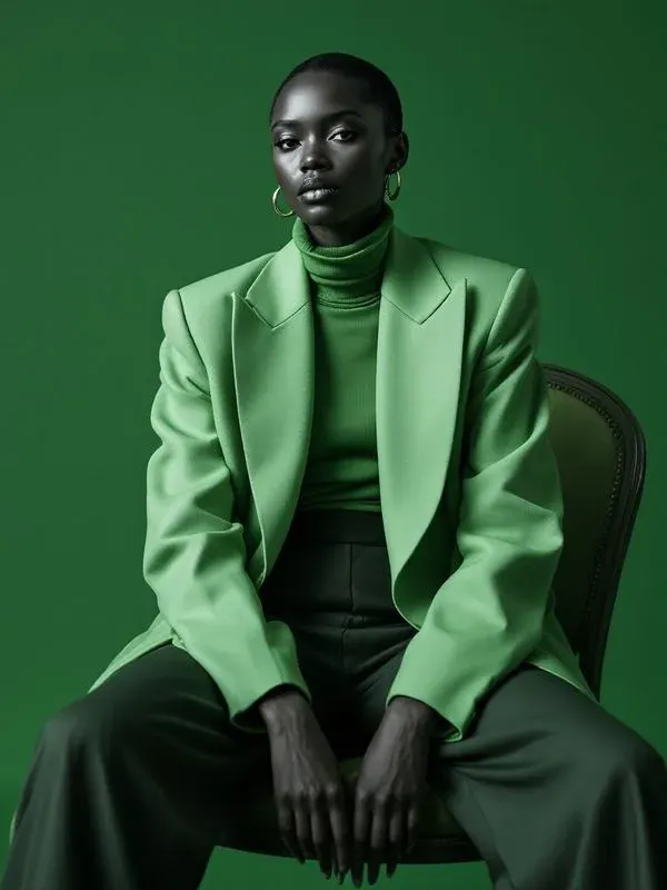 Monochromatic Fashion Model Photos
