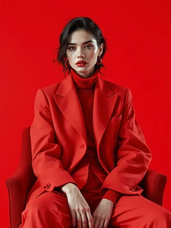 Monochromatic Fashion Model Photos