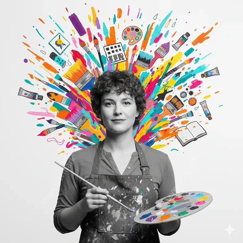 Art Is Colorful Within You