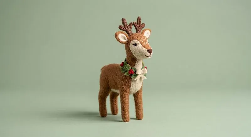 Cozy Felt Christmas Ornaments