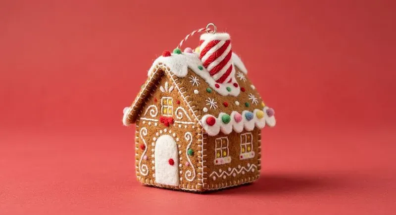Cozy Felt Christmas Ornaments