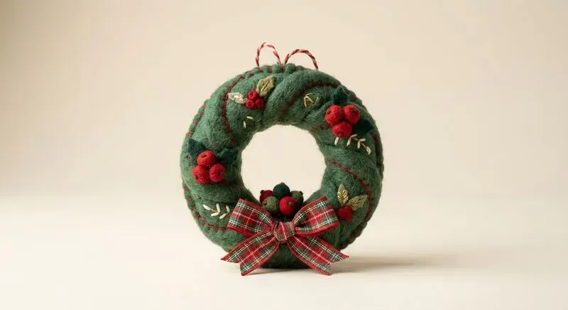 Cozy Felt Christmas Ornaments