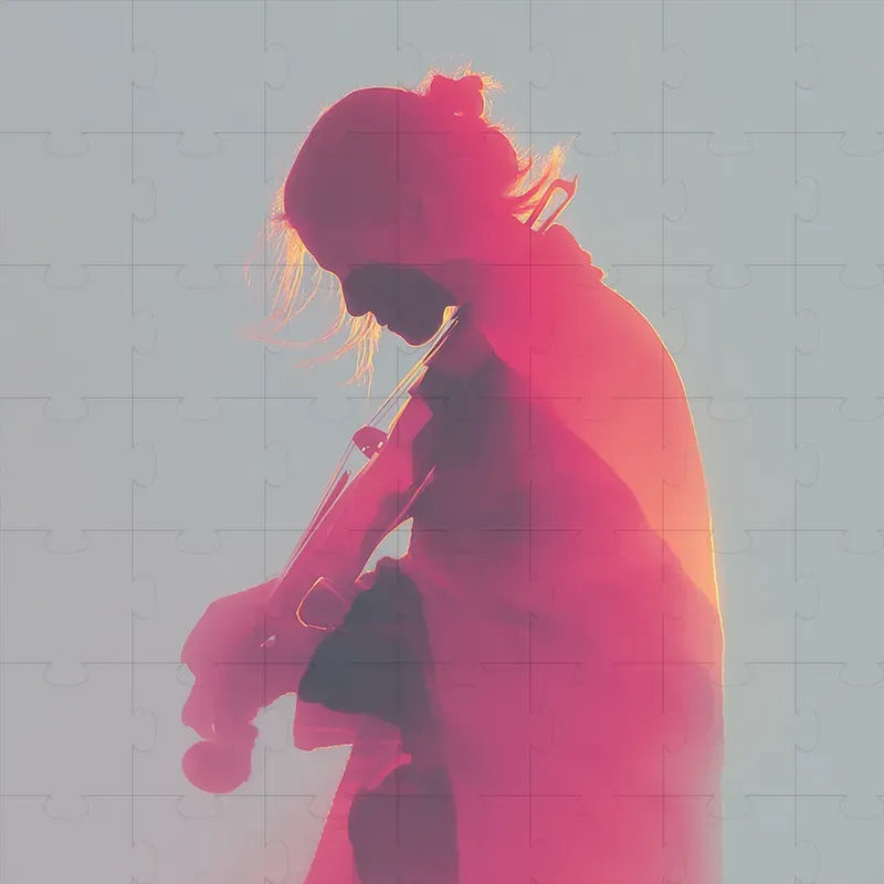 Dreamy Shapes Silhouettes In Neon