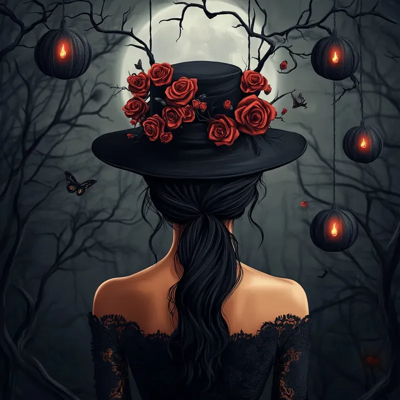 Gothic Dark Romantic Digital Artworks
