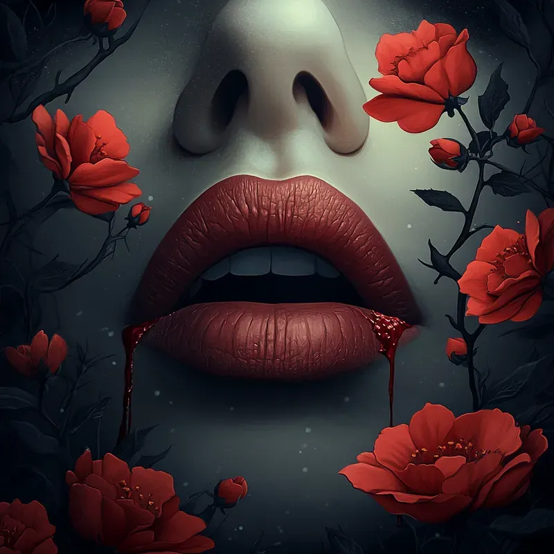 Gothic Dark Romantic Digital Artworks