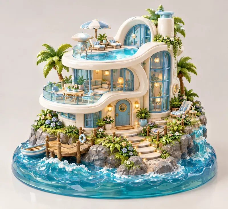 Miniature Dream House Collection Toys