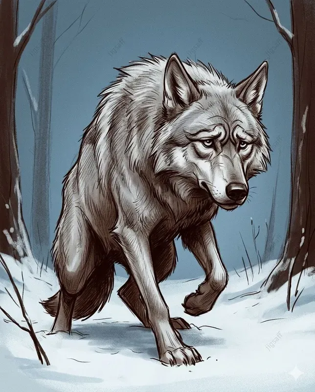Comic Animal Editorial Digital Sketches