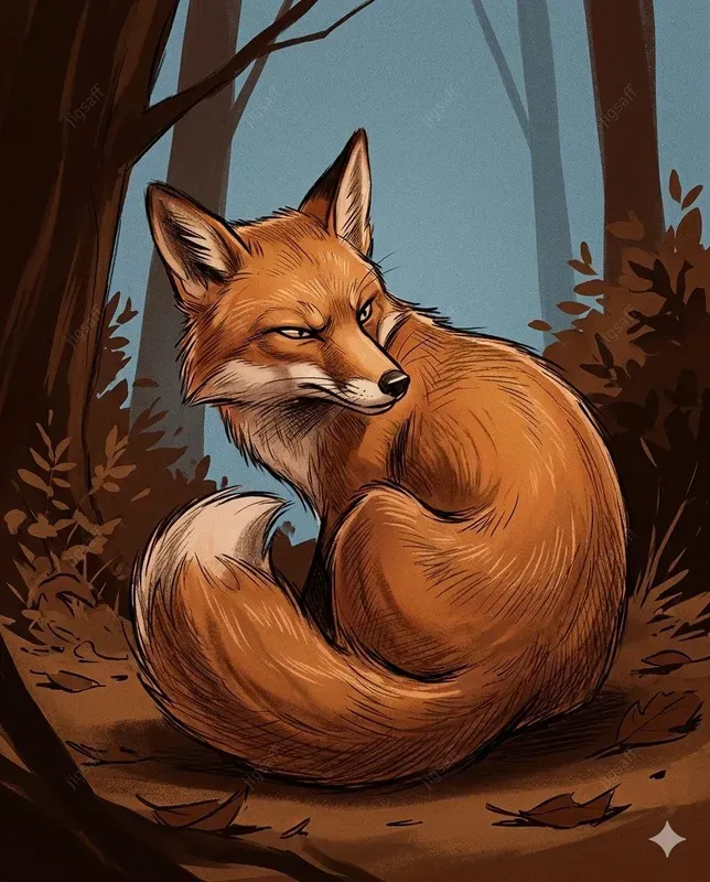 Comic Animal Editorial Digital Sketches