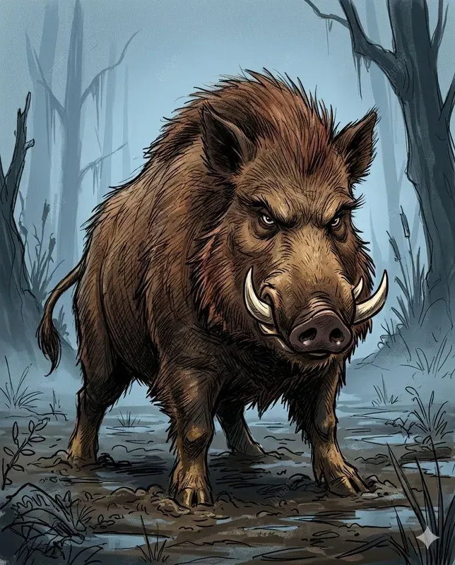 Comic Animal Editorial Digital Sketches
