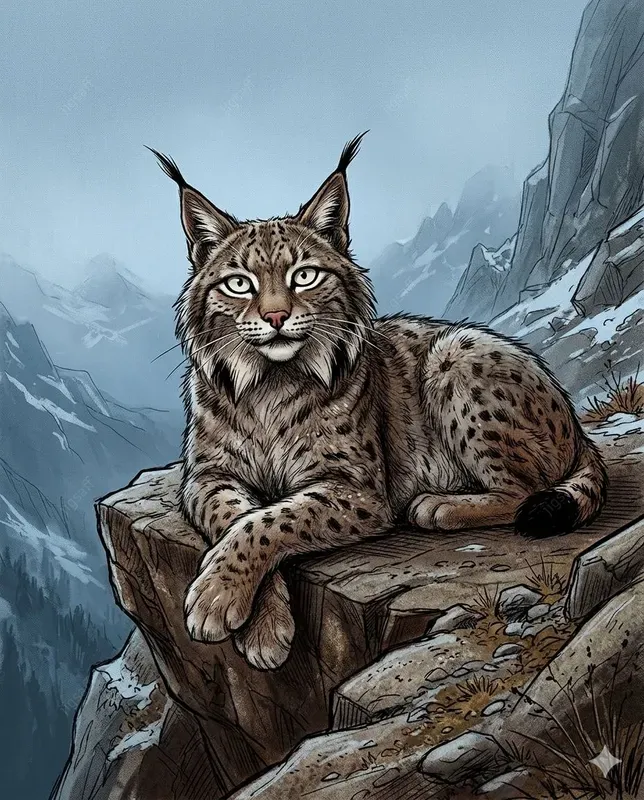 Comic Animal Editorial Digital Sketches