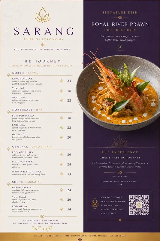 Premium Design Food Menu Generator
