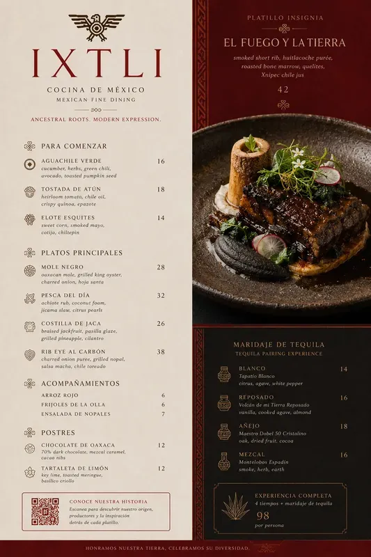 Premium Design Food Menu Generator