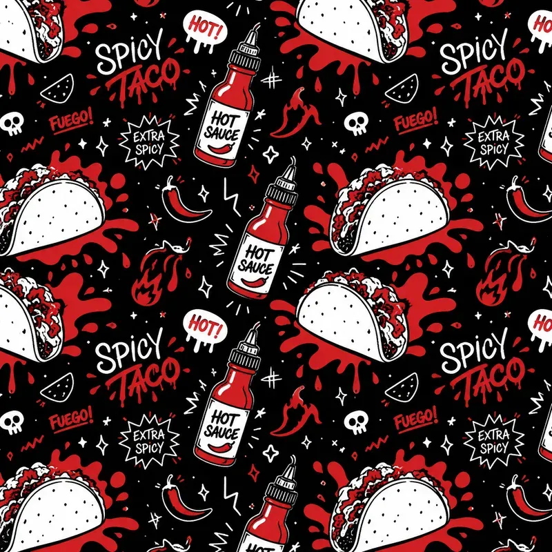 Retro Fast Food Pattern Packs Deluxe